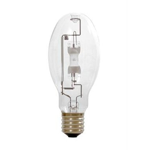 (6-Pack) Sylvania 64032 M250Ued28 250W Metalarc Quartz Metal Halide Lamp  E39 Base  Ed28 Bulb  Enclosed Fixture Rated  Universal Burn  Clear  4200K6