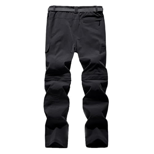 Mens Hiking Pants Outdoor Convertible Waterproof Quick Dry Zip Off Pants Lightweight Fishing Camping Work Outdoor Cargo Pants