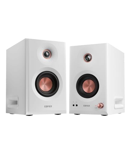 Edifier MR5 2.0 Studio Monitor Bookshelf Speakers, 110W(RMS), Hi-Res Audio, Bluetooth 6.0, 3-Way Active Design, Room Compe...