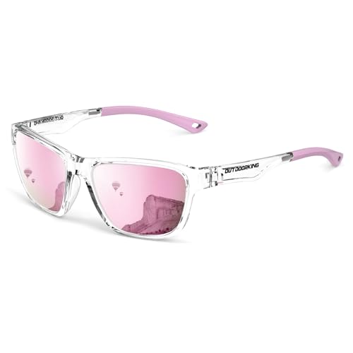 OUTDOORKING Polarized Running Sunglasses for Women Mens Sun Glasses for Cycling Fishing Driving Golf UV Protection