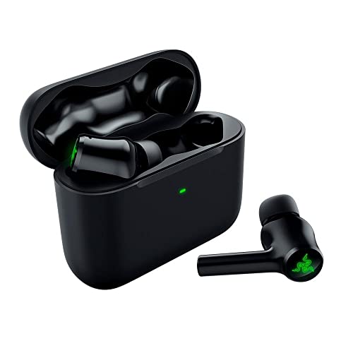 Razer Hammerhead True Wireless (2nd Gen) Bluetooth Gaming Earbuds: Chroma RGB Lighting -60ms Low-Latency- Active Noise Can...