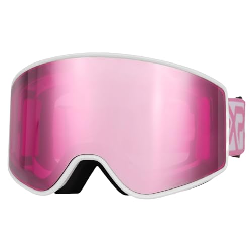 EXP VISION Ski/Snowboard Goggles Parent-child Snow Goggles Over Glasses for Men, Women Youth Kids
