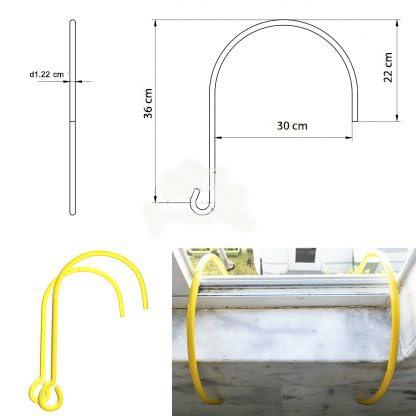 Fire Escape Ladder 3 Story | Rope Ladder Fire Escape for Homes 3rd Floor | Portable, Foldable & Compact | Emergency Ladder Suitable for Balcony & Windows | Survival Tool in Case of Fire Brake