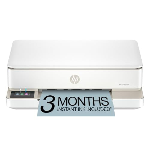 HP Envy 6155e Wireless All-in-One Color Inkjet Printer, Portobello, Print, scan, copy, Duplex printing Best-for-home, 3 mo...
