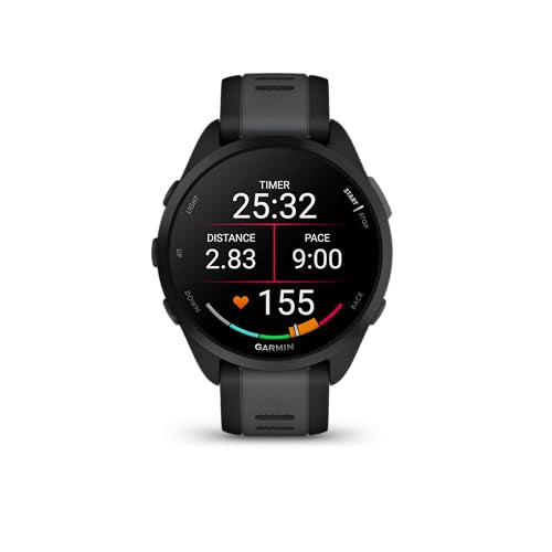 Garmin Forerunner 165 Music GPS Running Smartwatch, Fitness Tracker Smart Watch for Women and Men Bundle with Accessories...
