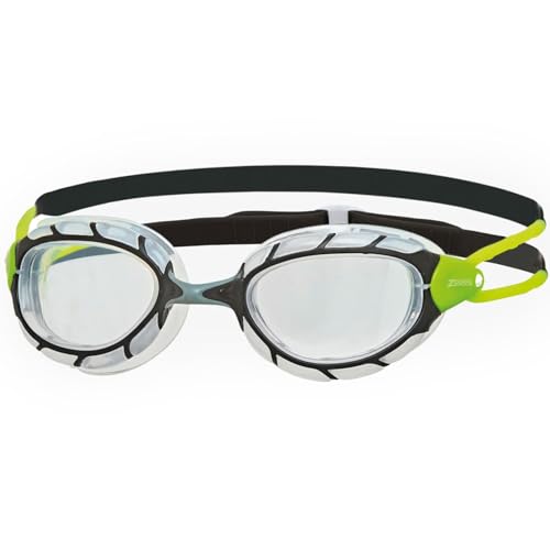 Zoggs Unisex Predatоr Adjustable Swimming Goggles for Adults | Comfortable Ultra-Fit Gasket & Anti-Fog UV Protective Lenses