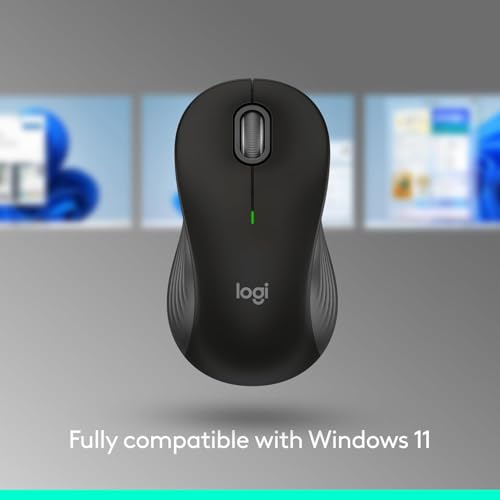 Logitech Signature M550 L Full Size Wireless Mouse - for Large Sized Hands, 2-Year Battery, Silent Clicks, Bluetooth, Mult...