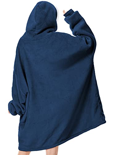 Century Star Wearable Blanket Hoodies for Women Men Sherpa Oversized Thick Cozy Fleece Soft Warm Adult Sweatshirt Hooded