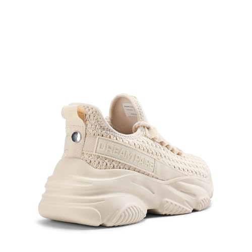 DREAM PAIRS Women's Platform Chunky Fashion Sneakers Slip on Walking Stylish Lightweight Classic Casual Sneaker