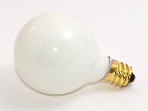 Bulbrite Incandescent G12 Light Bulb, 10W, White, Candelabra Screw Base (E12), Copper Material