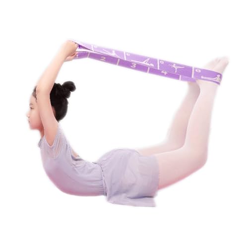 Adjustable Stretch Strap for Kids, 8-Loop Elastic Resistance Band for Children Gymnastics, Ballet Dance, Yoga, Stuff，Pilat...