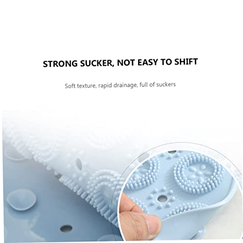 Healvian Foot Massager Bath Mat Acupressure Foot Mat Round Shower PVC Massage Pad Easy to Clean