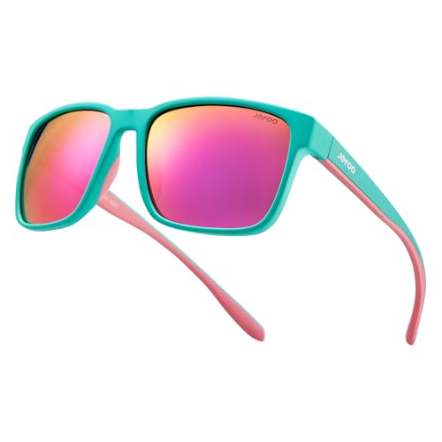 Jefoo Polarized Fishing Sunglasses for Men Women Kayaking Surfing Driving Lightweight Sports Sun Glasses UV Protection