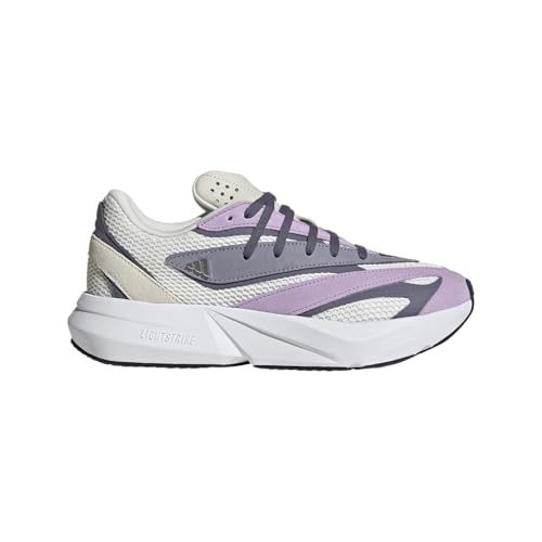adidas Womens Lightblaze Lace Up Sneakers Shoes Casual - White