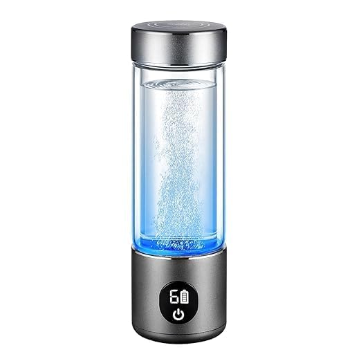 BAVAP Hydrogen Water Bottle 14.1oz Hydrogen Water Bottle Hydrogen Hydro Water Bottle 3-in-1 functionality pro Hydrogen Water Generator hydrolify,Hydrogen Water Bottle Generator (intelligent400ml)