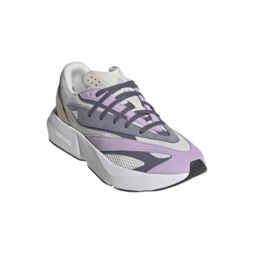 adidas Womens Lightblaze Lace Up Sneakers Shoes Casual - White