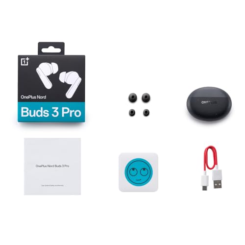 OnePlus Nord Buds 3 Pro, Wireless Bluetooth Earbuds, Noise Canceling Earbuds, Deep Bass, Immersive Sound, Up to 44 Hour Pl...