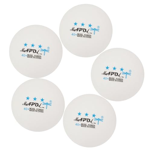 MAPOL 100 Pack White 3-Star Table Tennis Balls Advanced Training Ping Pong Ball