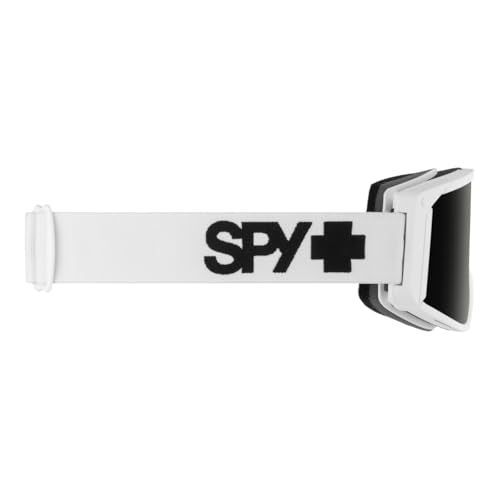 Spy Raider Snow Goggles Everwhite with Bronze Black Mirror and Persimmon Lens
