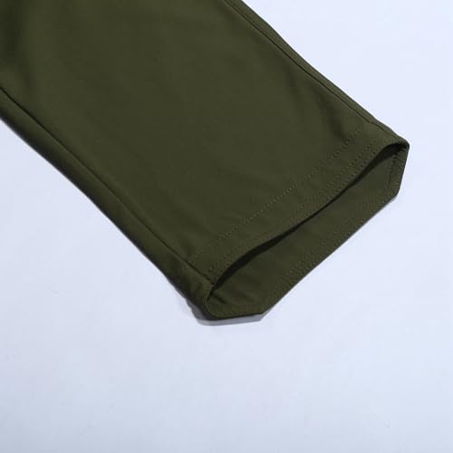 Men's Tactical Cargo Pants Hiking Casual Straight Leg Water Resistant Pants Quick Drying Stretch Outdoor Lightweight Trousers