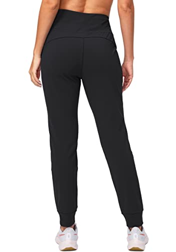 G Gradual Women's Fleece Lined Joggers High Waisted Water Resistant Thermal Winter Sweatpants Running Hiking Pockets