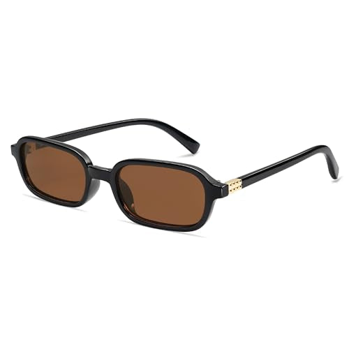 Appassal Retro Rectangular Sunglasses for Women Vintage 2026 Fashion Trendy Funny Small 90s Square Sunnies AP3698
