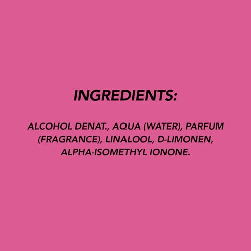 HOLLER AND GLOW Bondi Blush Pink Dragonfruit Body & Hair Mist, Body Spray For Women, Hair Perfume For Women, Jasmine, Amber Scented, Floral & Tropical Fragrance Notes, 8.11 Fl Oz
