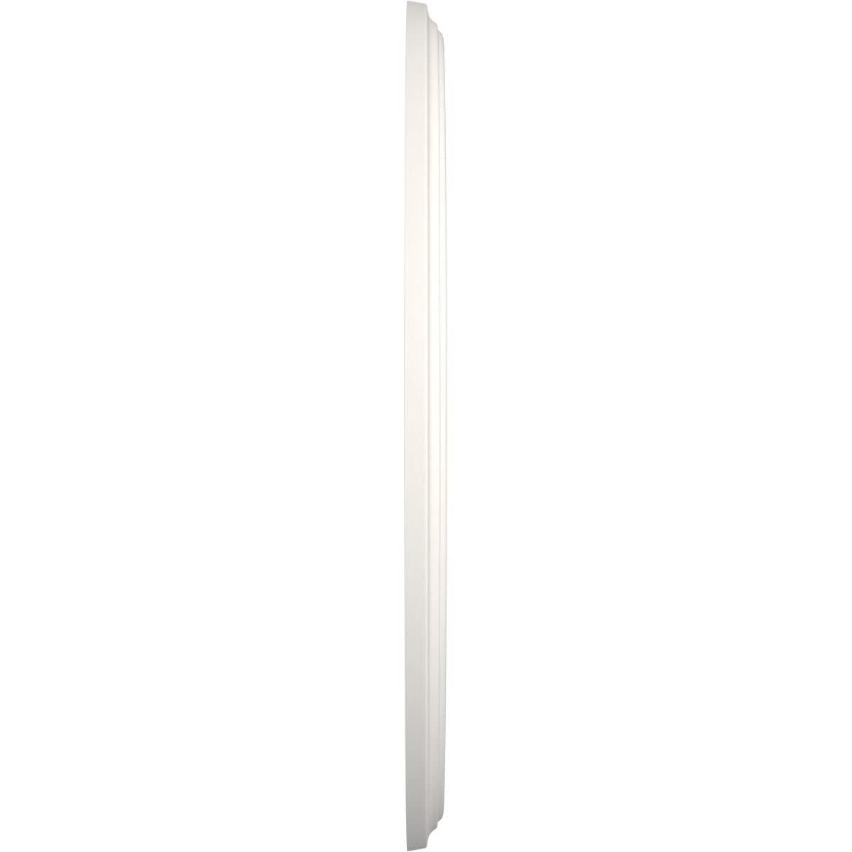 Ekena Millwork Cmp19Begbw Berkshire Thermoformed Pvc Ceiling Medallion (Fits Canopies Up To 8 3/8), 19Od X 3 1/2Id X 1P, Ultraco