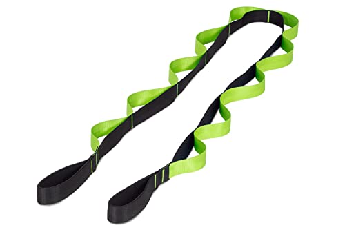 ProsourceFIt Multi-Loop Stretching Strap 8 Ft for Yoga, Pilates, Physical Therapy, Sports, Dance & Gymnastics to Improve P...