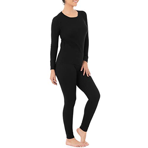 Fruit of the Loom womens Micro Waffle Premium Thermal Set