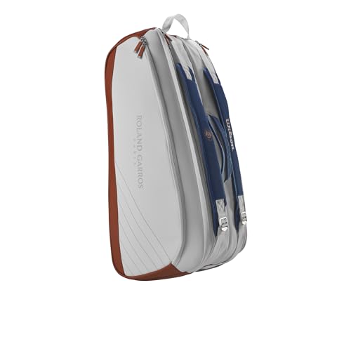 Wilson Roland-Garros Super Tour Tennis Racket Bags - Clay/White/Navy