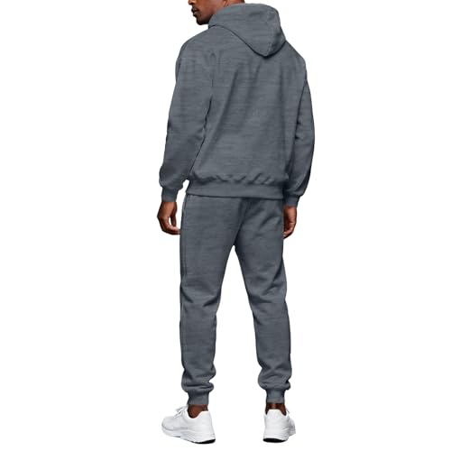 lopmou Track Suits Mens Sweatsuits 2 Piece Set Hoodie and Sweatpants Jogging Suits for Men Casual Running Sweat Suit Sets