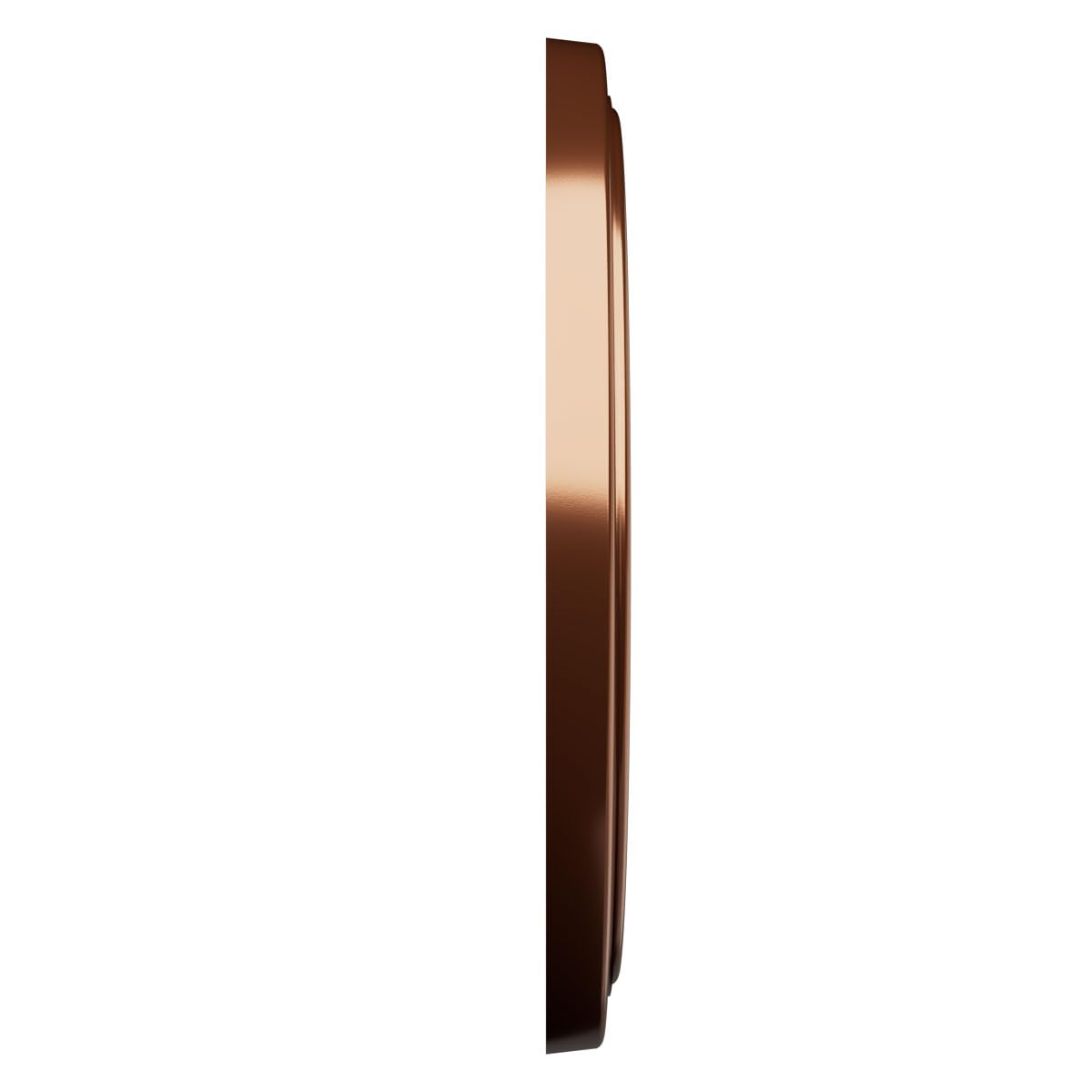 Ekena Millwork 22Od X 3 1/2Id X 1 1/2P Traditional Thermoformed Pvc Ceiling Medallion (Fits Canopies Up To 13 1/2), Bright Coat