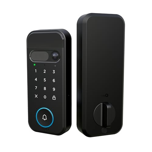 myQ Secure View™ 3-in-1 Smart Lock with 2K HDR Video Doorbell Camera, Face Access, Fingerprint Access, PIN & App Control —...