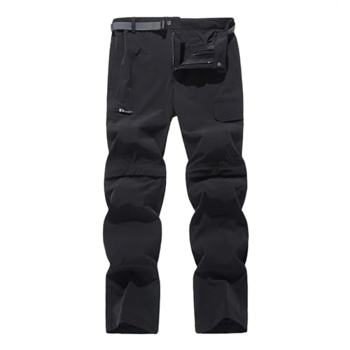 Mens Hiking Pants Outdoor Convertible Waterproof Quick Dry Zip Off Pants Lightweight Fishing Camping Work Outdoor Cargo Pants