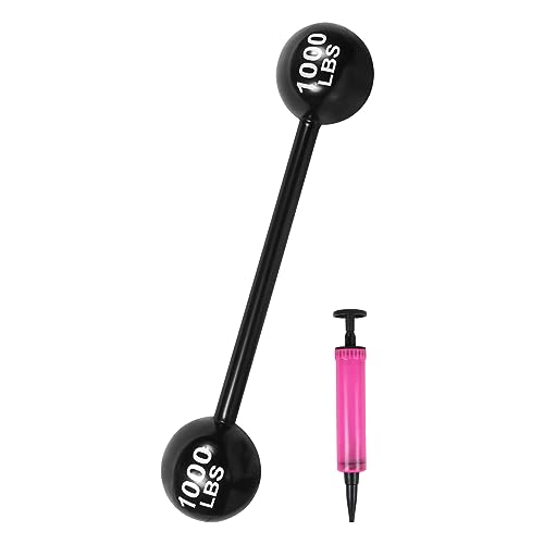 Giant Inflatable Dumbbell Barbell,Funny Carnival Circus Decorations Birthday Halloween Strongman Party Decorations Fake We...
