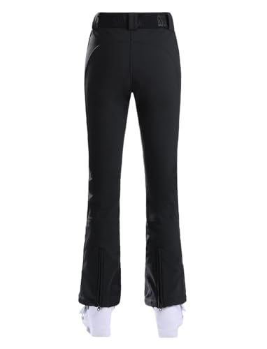 GSOU SNOW Womens Ski Pants Slim Fit Waterproof Insulated Snow Pants Flared Winter Outdoor Hiking Warm