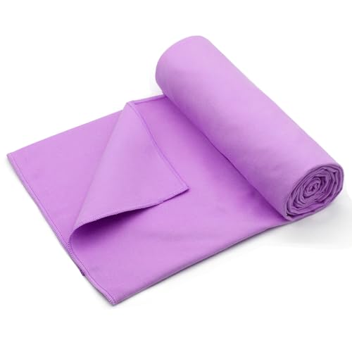 Eunzel Hot Yoga Towel Non Slip Yoga Mat Towel Non-Slip Sweat Absorbent Microfiber Towel for Hot Yoga, Pilates and Workout ...