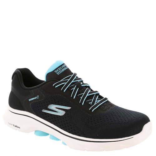 Skechers Women's Go Walk 7 Cosmic Waves Athletic Walking Sneakers