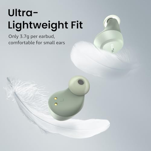 TOZO A1 Wireless Earbuds Bluetooth 5.3 Light Weight in Ear IPX5 Waterproof Headphones 2 Mic for AI Calls, Immersive Premiu...