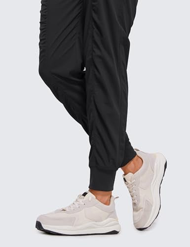 CRZ YOGA Lightweight Workout Joggers for Women 26"/28.5"/30.5" - Outdoor Running Casual Pants with Pockets