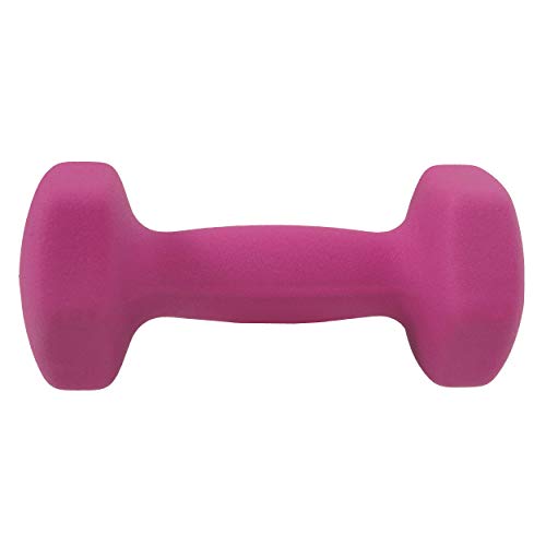 Sunny Health & Fitness Neoprene Coated Hex Shaped Dumbbell Non-Slip Fitness Weights for Home Gym Exercise, Full Body Worko...