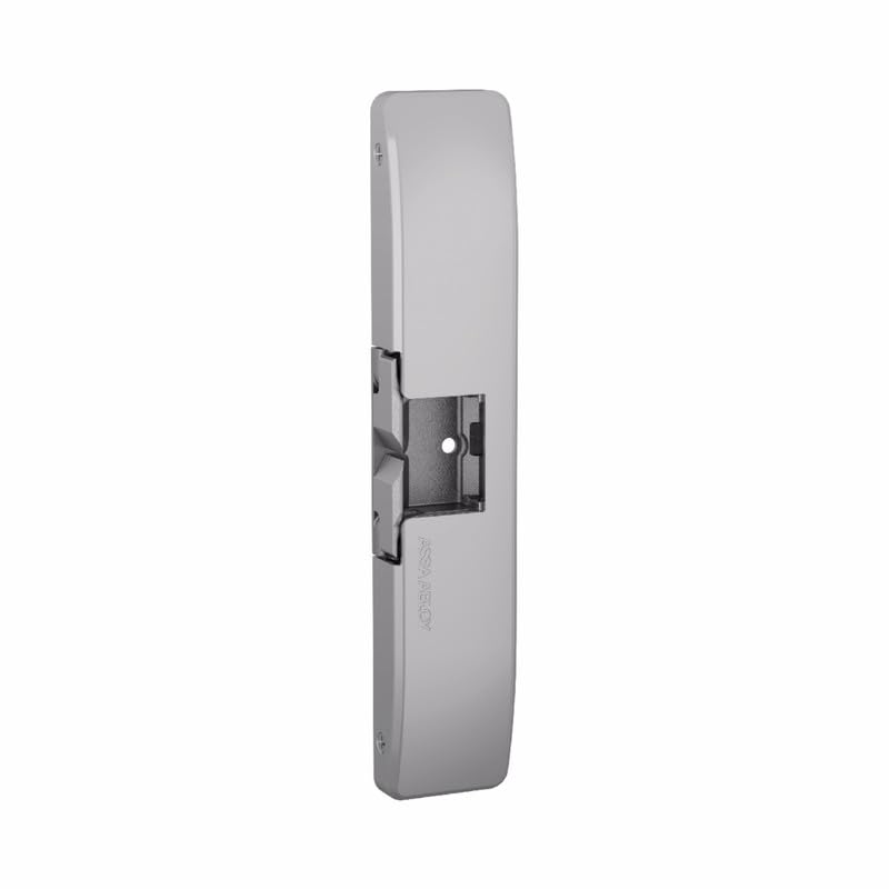 bus HES 9600 Electric Strike Surface Mounted Body for Rim Exit Devices, Satin Stainless Steel Finish, Model: 9600-630