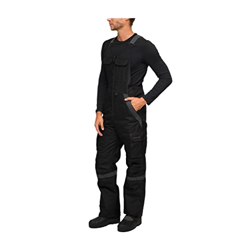 Arctix Men's Tundra Ballistic Bib Overalls With Added Visibility