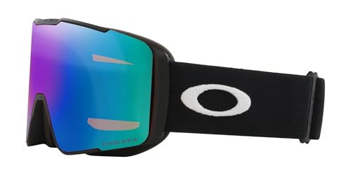 Oakley Line Miner Pro Low Bridge Fit Snow Goggle, Matte Black Strap w/Prizm Snow Argon Iridium Lens, Medium