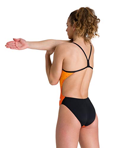 Arena Womens Spraypaint Challenge Back One Piece Swimsuit