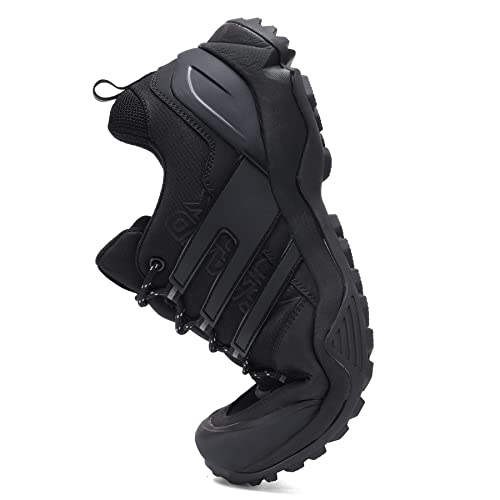 Grand Attack Men's Waterproof Hiking Shoes Trekking Backpacking Non Slip Work Shoes Comfortable Trail-Running Travel Sneakers