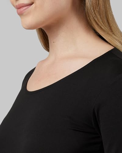 32 Degrees Heat Women’s Lightweight Baselayer Scoop Top – Thermal Long Sleeve Shirt for Cold Weather