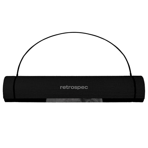 Retrospec Pismo Yoga Mat w/Nylon Strap for Men & Women - Non Slip Exercise Mat for Yoga, Pilates, Stretching, Floor & Fitn...