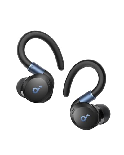 Soundcore Sport X20 by Anker, True-Wireless Workout Earbuds, Rotatable and Extendable Ear Hooks, Noise Cancelling, Deep Ba...